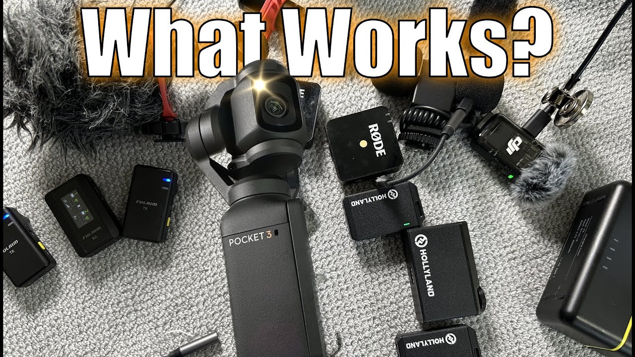 Тест внешнего микрофона/Osmo Pocket 3/Что работает? #djiosmopocket3 #dji