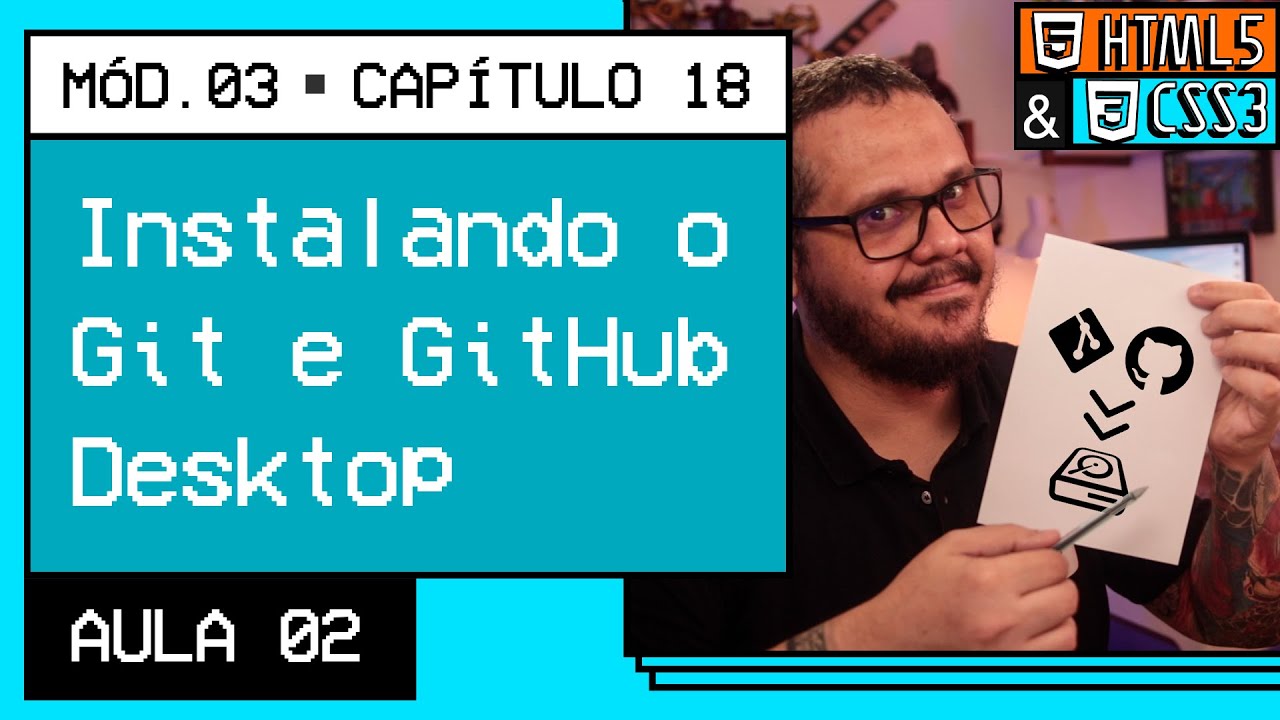 Instalando Git e GitHub no PC - @Curso em Vídeo HTML5 e CSS3