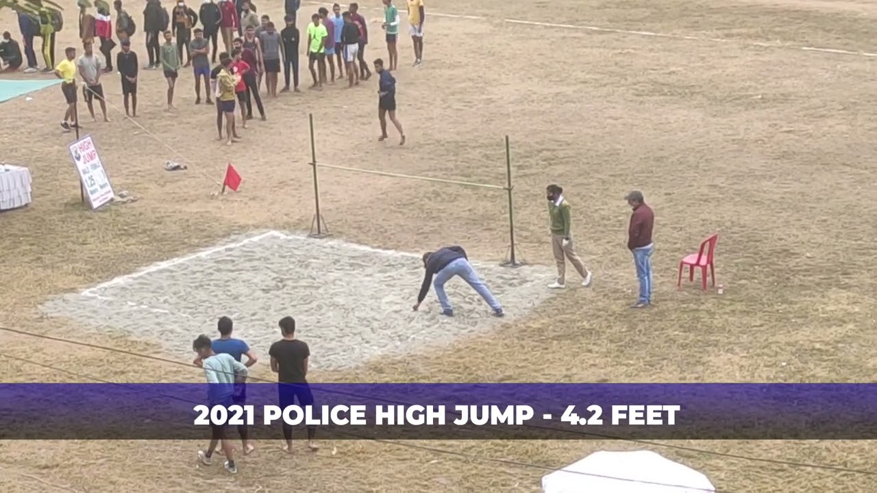 POLICE BHARTI HIGH JUMP TEST 2021 RECAP #policebharti  #policebhartihighjump #hppolicebharti2021