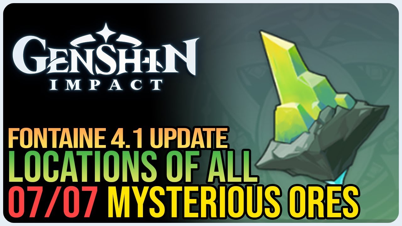 All Mysterious Ore Locations Genshin Impact