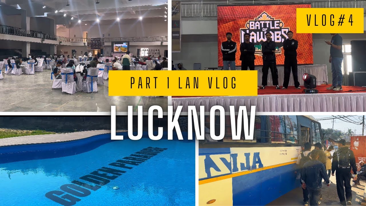WORST LAN EVER | PART 1 LUCKNOW LAN | VLOG #4