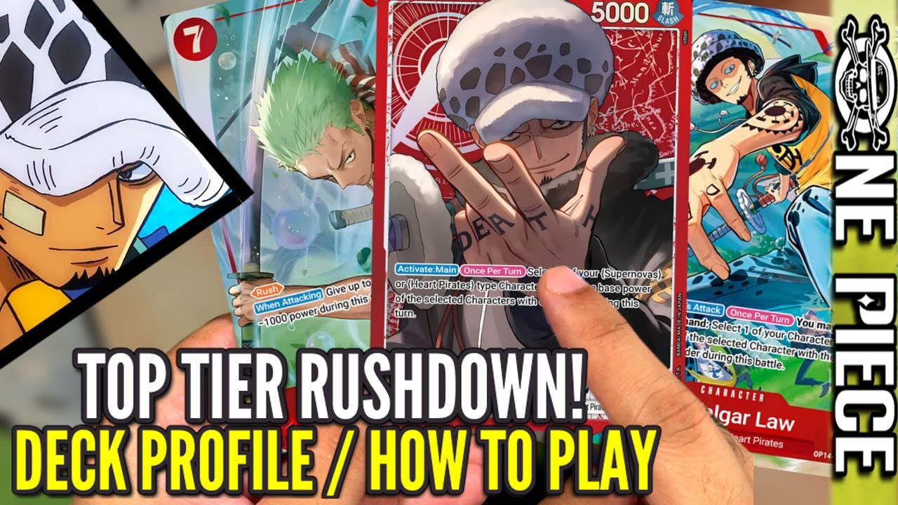 Профиль колоды Трафальгара Ло и как играть (OP14) | One Piece TCG