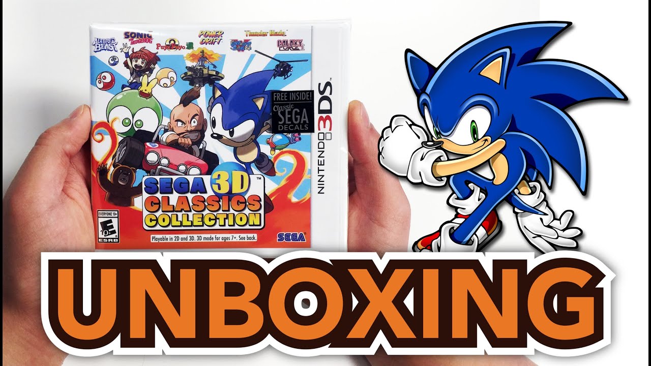 Sega 3D Classics Collection (Nintendo 3DS) Unboxing!!