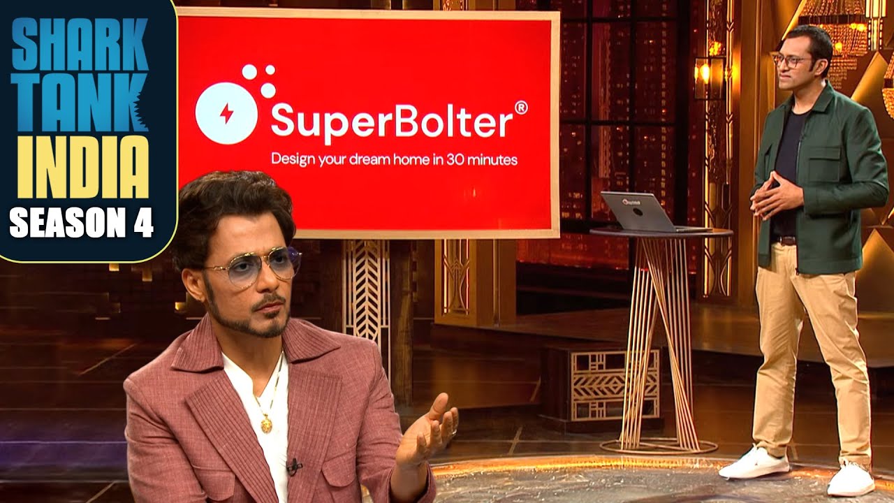 Tech से बना घर सिर्फ 30 min में! SuperBolter का Magic! | Shark Tank India S4 | Male Entrepreneurs