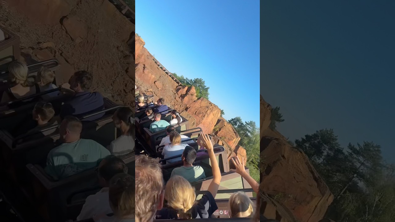 Big Thunder Mountain Rope Drop in #disneylandparis