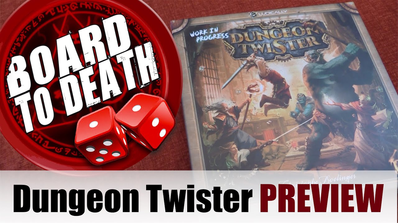 Dungeon Twister Video Preview by Board to Death!