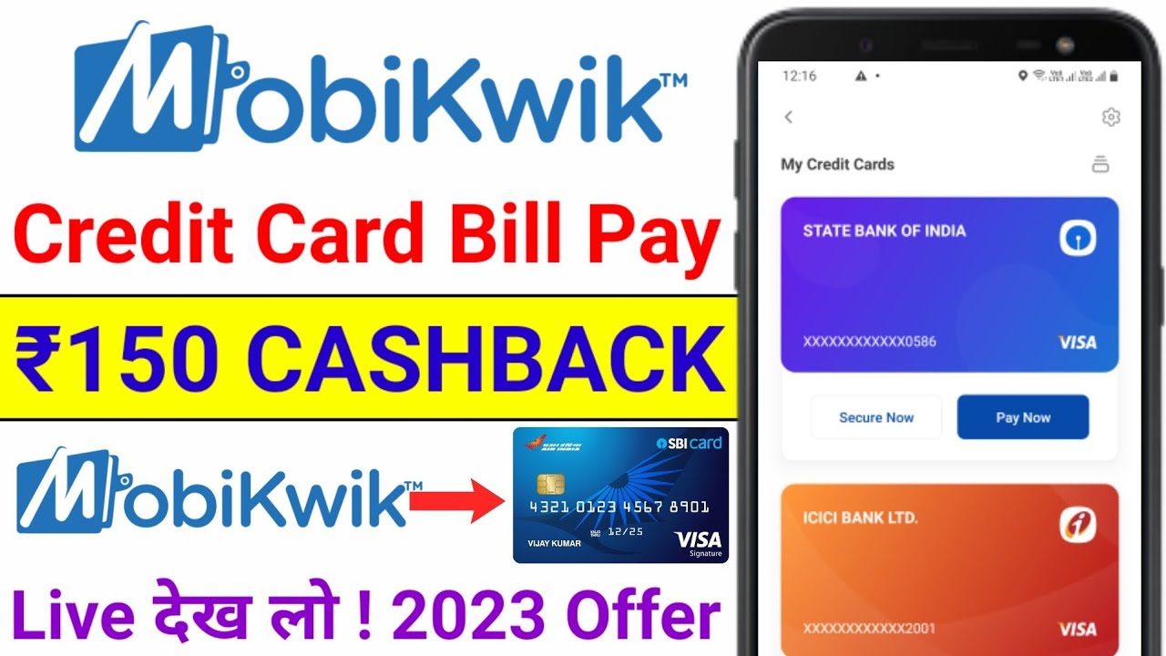 Mobikwik Credit Card Bill Payment | ₹150 Rupees Cashback | How to Pay Credit Card Bill ?