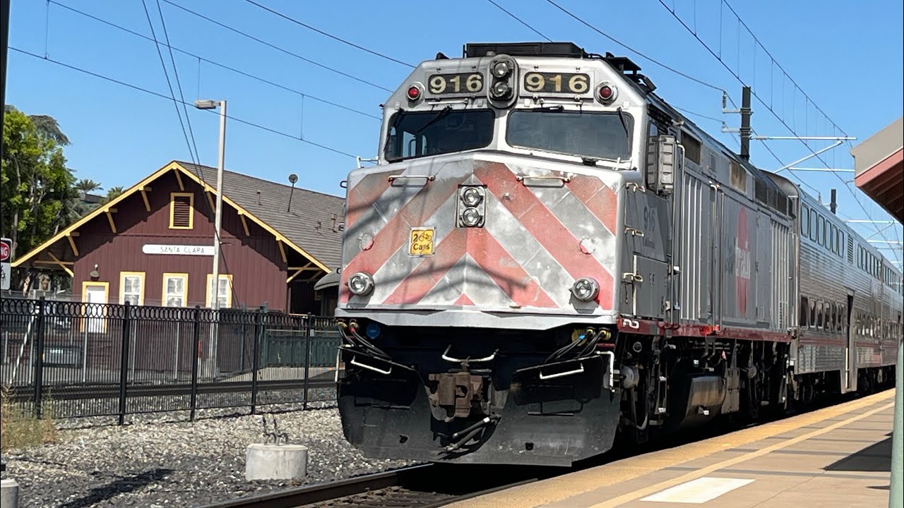 Mid-summer Caltrain diesel Railfanning (100 subscribes special 😄)