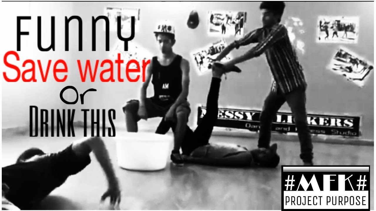 FUNNY SAVE WATER BY MESSY FLICKERS