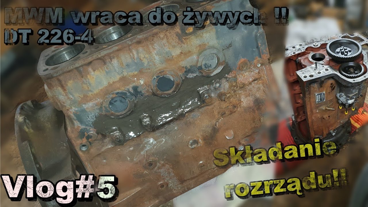 Vlog#5//Składanie rozrządu!!// Silnik MWM TD226-4 !!