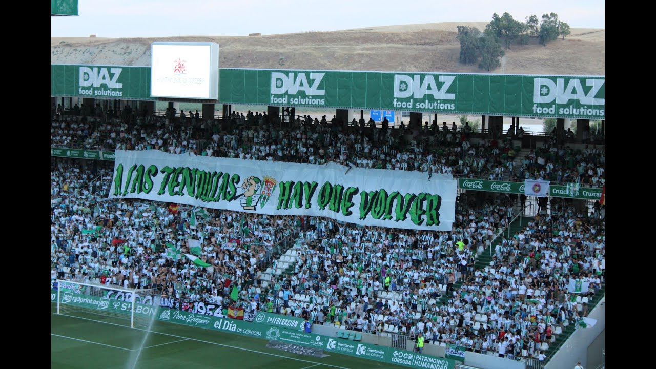 Así sonó el himno del Córdoba CF en El Arcángel ante el Barça Atlètic