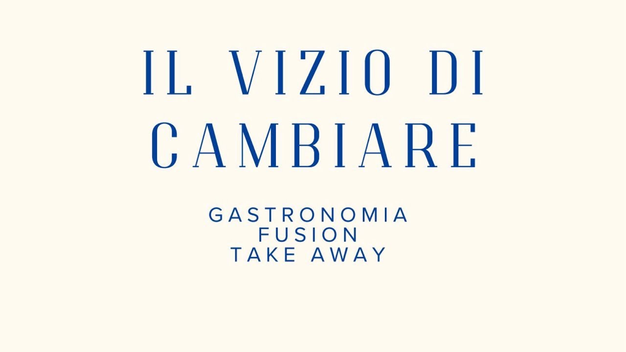 IL VIZIO DI CAMBIARE - 2 SERATA 🍲 