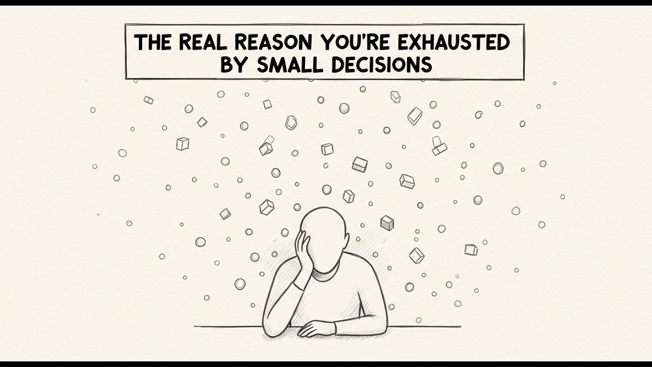 The Real Reason You're Exhausted By Small Decisions