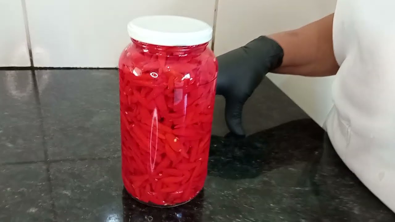 O QUE FAZER PARA CONSERVA DE PIMENTA MALAGUETA NÃO ESCORRER NO VIDRO - PIMENTA MALAGUETA