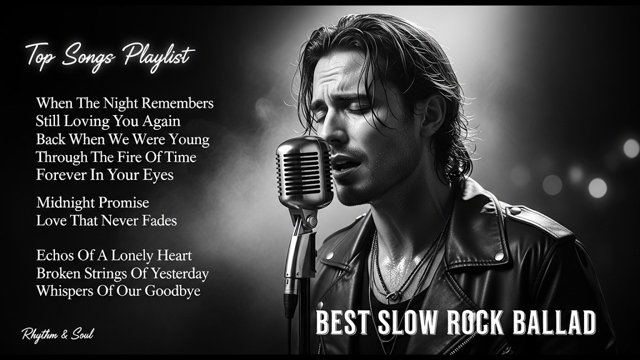 🌙 Midnight Slow Rock Live – Music for Night Drive & Relaxing
