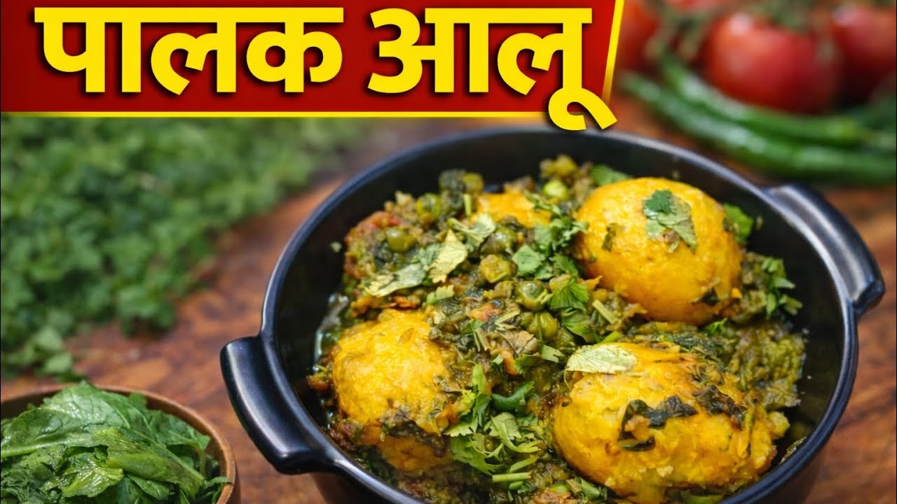 Aalu palak ki sabji
