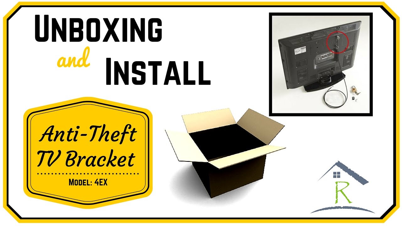 TV Anti-Theft Security Kit Unboxing and Install