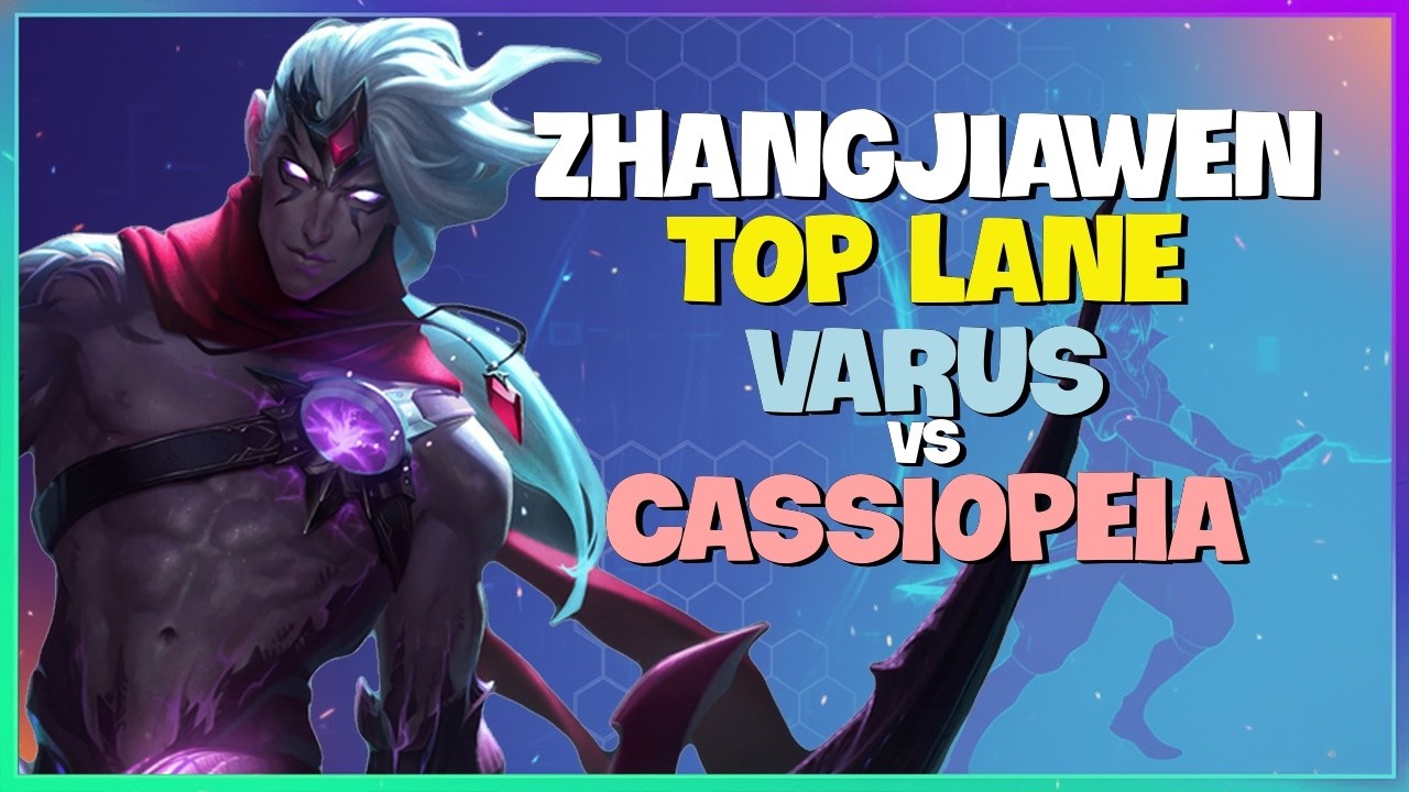 ZhangJiawen Varus : This Dude is CRUSHING the Super Server with INSANE Mechanics - Engsub