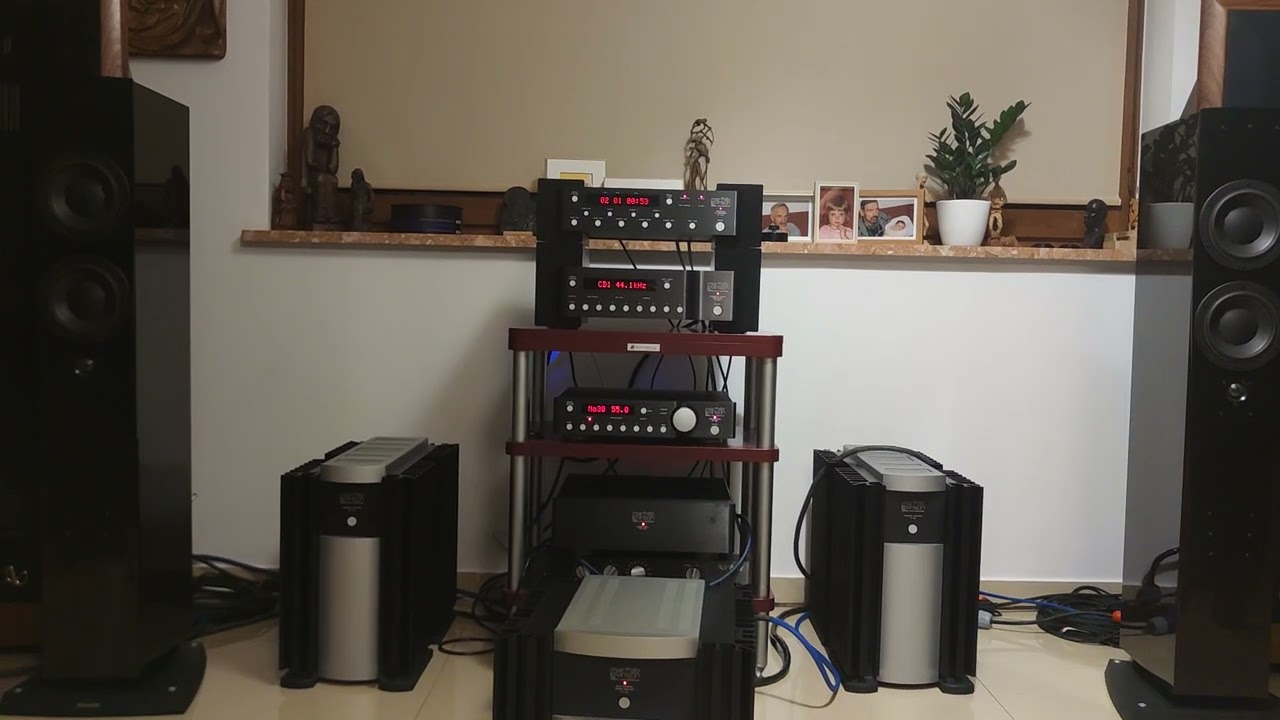 DynAudio 3.4LE, Mark Levinson 333, ML 30.5, ML 31.5, PLS 330, ML 38s,