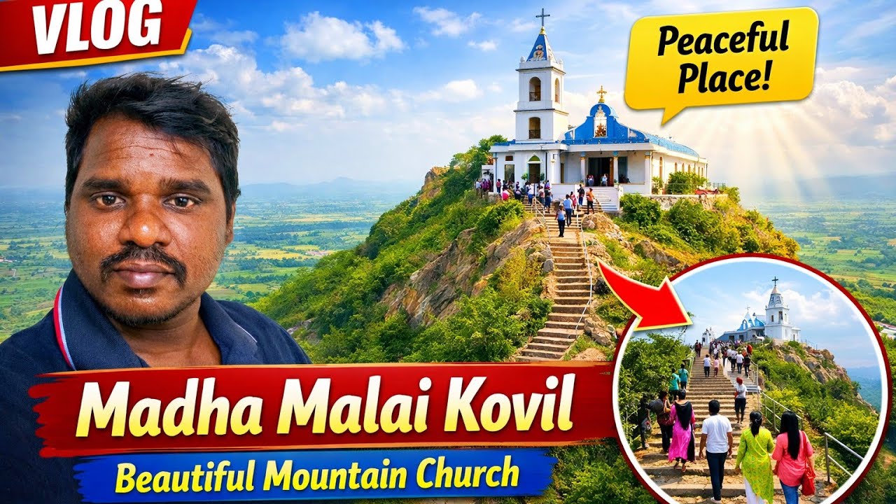 Chetpet Madha Malai Church Live | Peaceful Mountain Prayer | Tamil Vlog