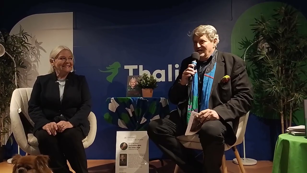 Schauspielerin Brigitte Kren Im Gespr&auml;ch mit Dieter Chmelar bei Thalia Wien Mitte 