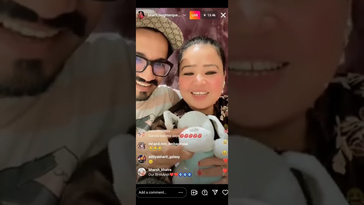 Bharti Singh's Insta lives on her birthday with Harsh😍 | Bharti Singh live on Instagram with baby 😍🥰