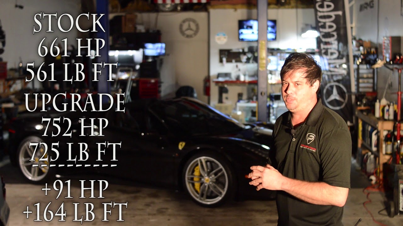 Ferrari 488 Performance Tune. By Pressertech tuning.