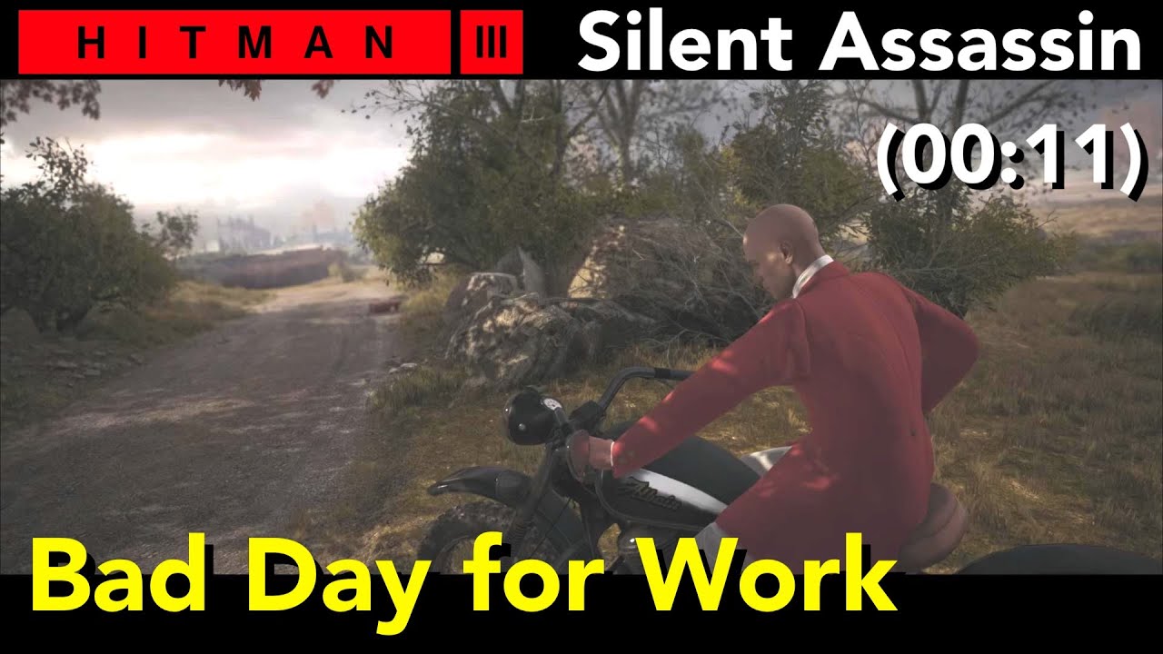 Hitman 3 | Bad Day for Work (0:11) - Silent Assassin | Featured Contract / Combatglue #1