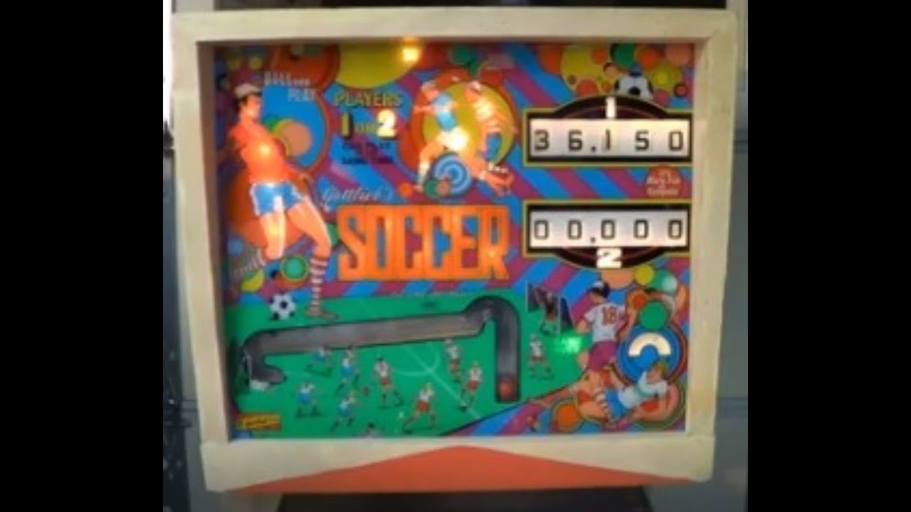 SOCCER PINBALL MACHINE - BY GOTTLIEB 1975