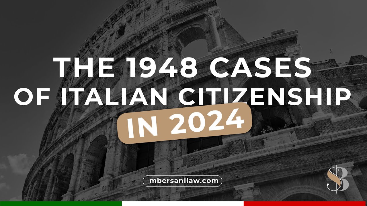 Are Italian Courts Still Approving the 1948 Cases of Italian Citizenship in 2024?