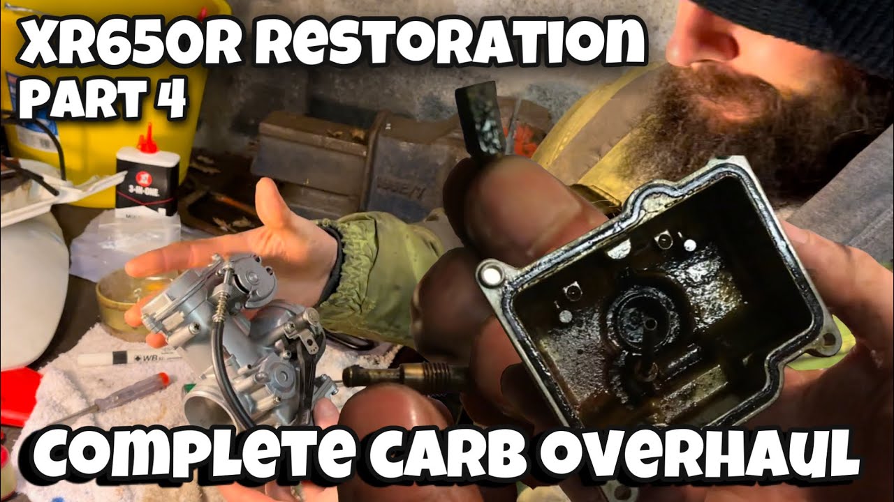 XR650R Restoration Part 4 | Carb Overhaul | How to Rebuild a Carburettor | Honda XR | Dirt Bike