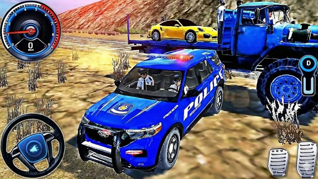 US Police Car Games Simulator 3D 
