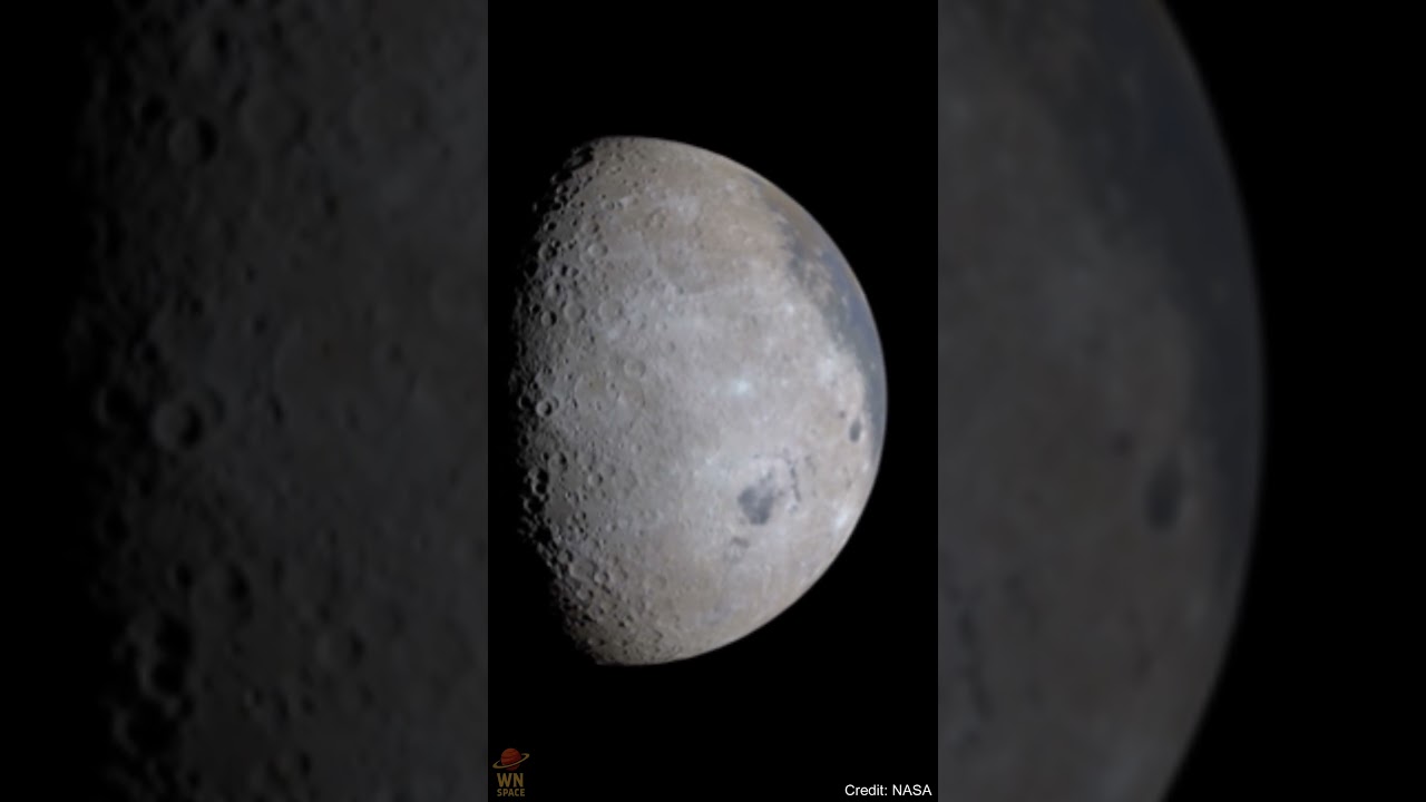 Trajectory of the Orion spacecraft during the Artemis II flyby of the Moon #artemisii #space #nasa
