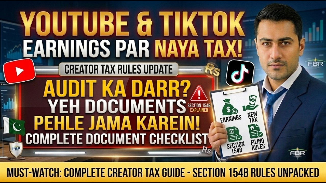 YouTube Earnings Par 5% Tax! Sec 154B Rules Explained