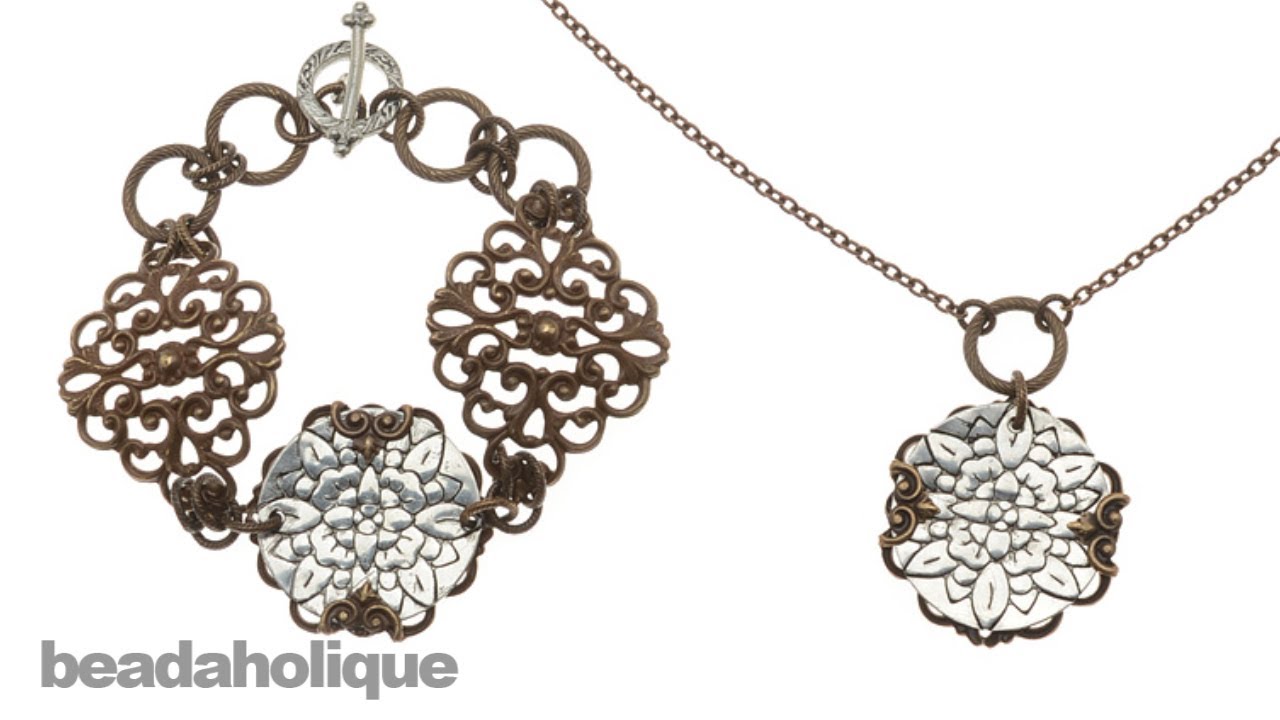 How to Make the Vintage Embroidery Jewelry Set by Vintaj
