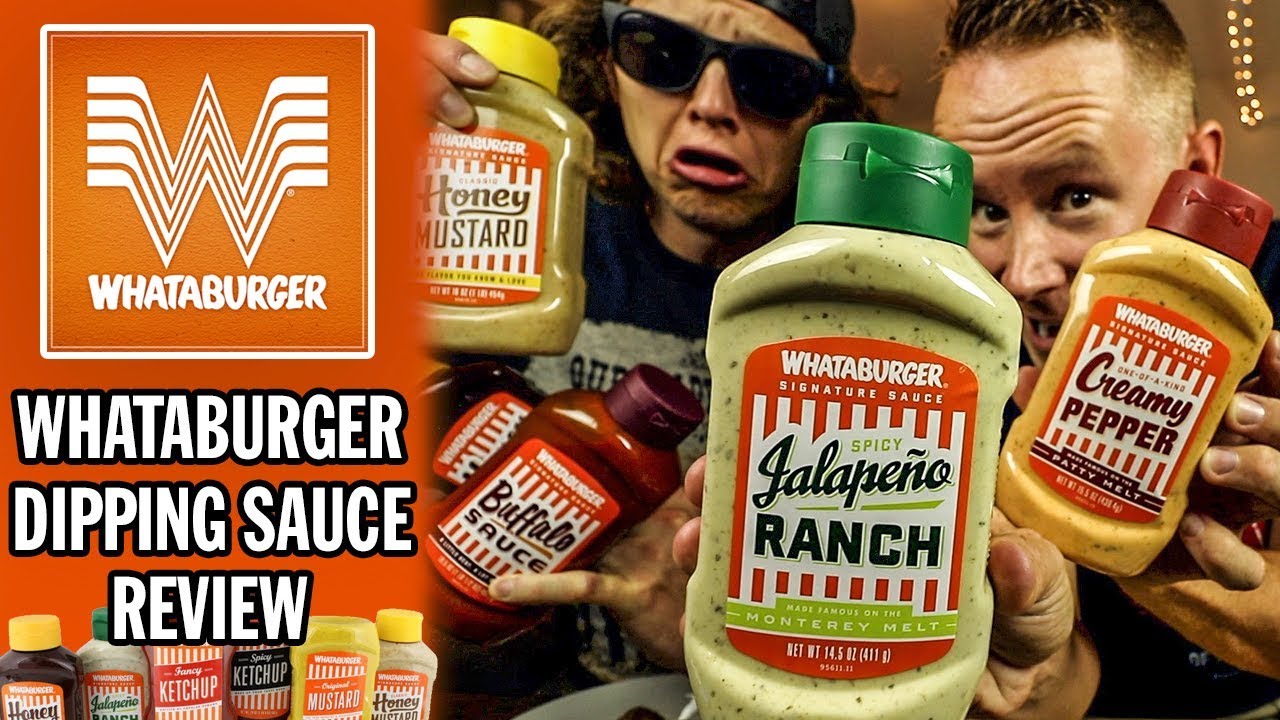 Trying Five Whataburger Dipping Sauces For The First Time