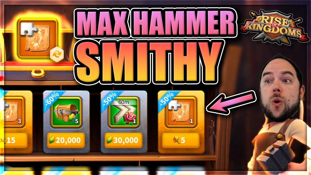 Max Smithy Specials Event & Bundle [also hunting clash!] Rise of Kingdoms