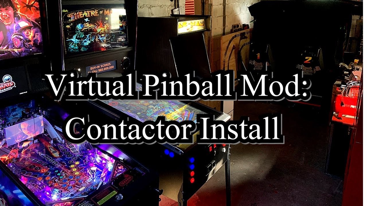 Contactor Installation | Virtual Pinball Machine Upgrade