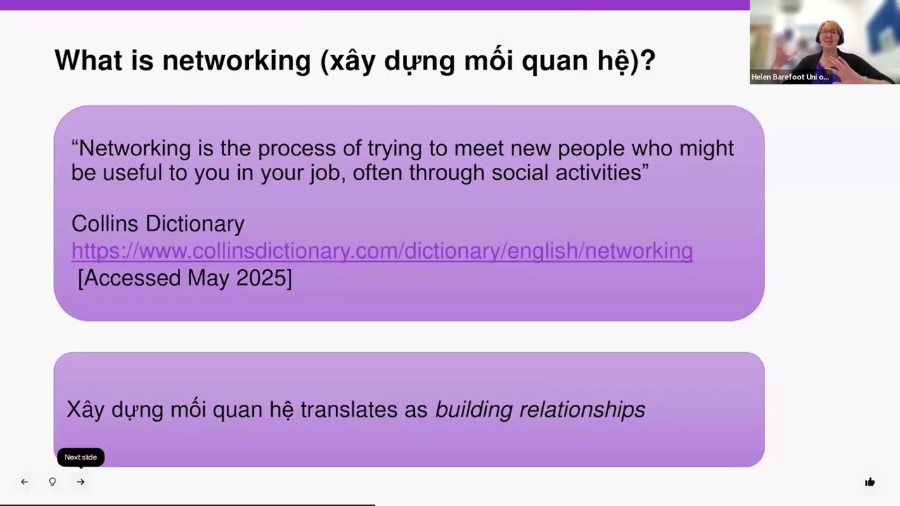 Workshop 12/08/2025: Developing Your Professional Network