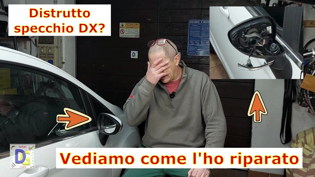 DIY: Riparazione specchietto retrovisore dx. Ford B-Max  - Ford B-Max broken rearview mirror repair