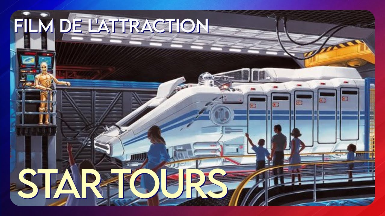Film de l'attraction Star Tours originale (Disneyland Paris)