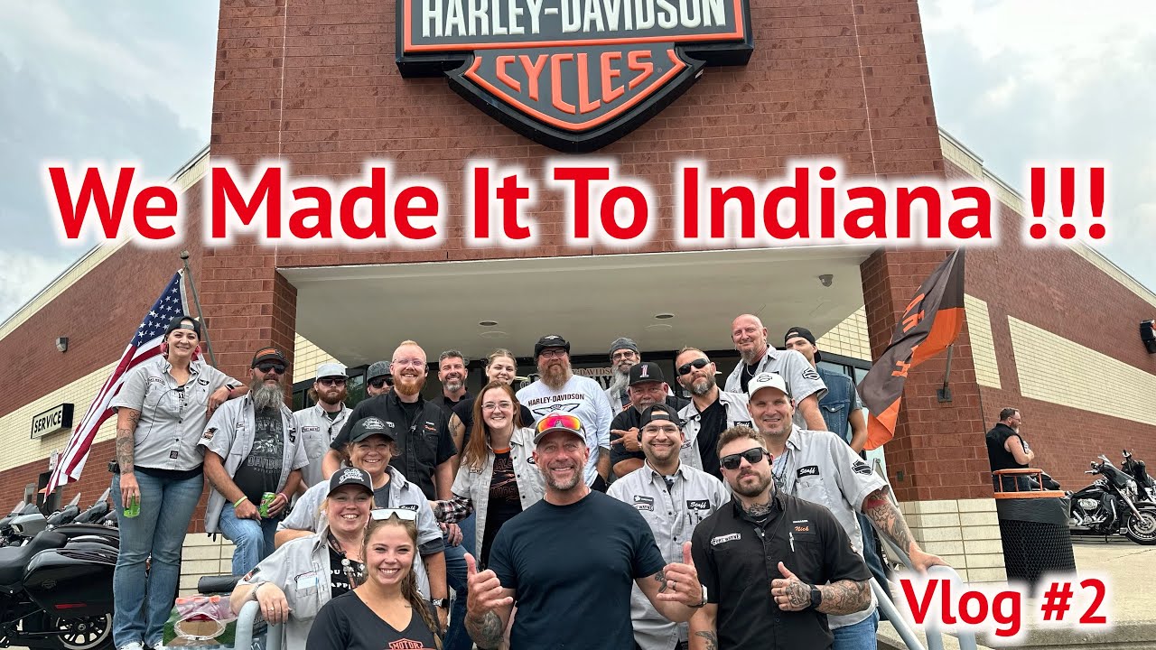 Cross country Harley Davidson Motorcycle trip Vlog #2 #cyclefanatix #harleydavidson
