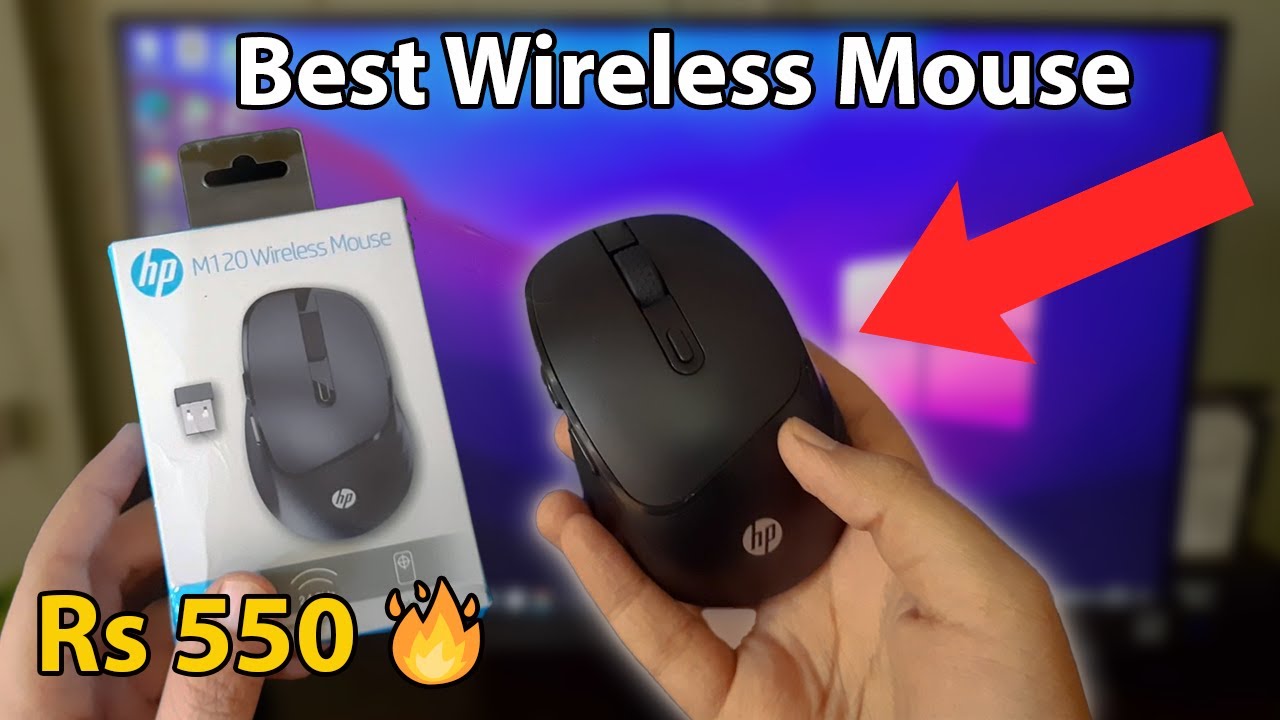 HP M120 Wireless Mouse Unboxing, Setup and Review | Best Budget Wireless Mouse | Rs 550 Only 🔥