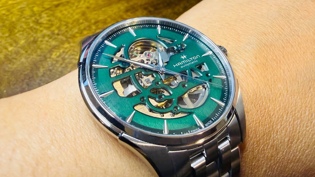 Unboxing the Emerald Skeleton 💚 | Hamilton Jazzmaster Open Heart