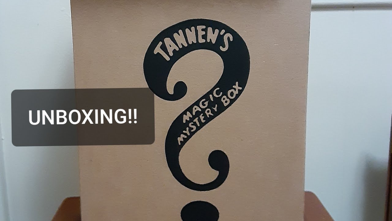 Tannen's Mystery Box & Mystery Brick UNBOXING