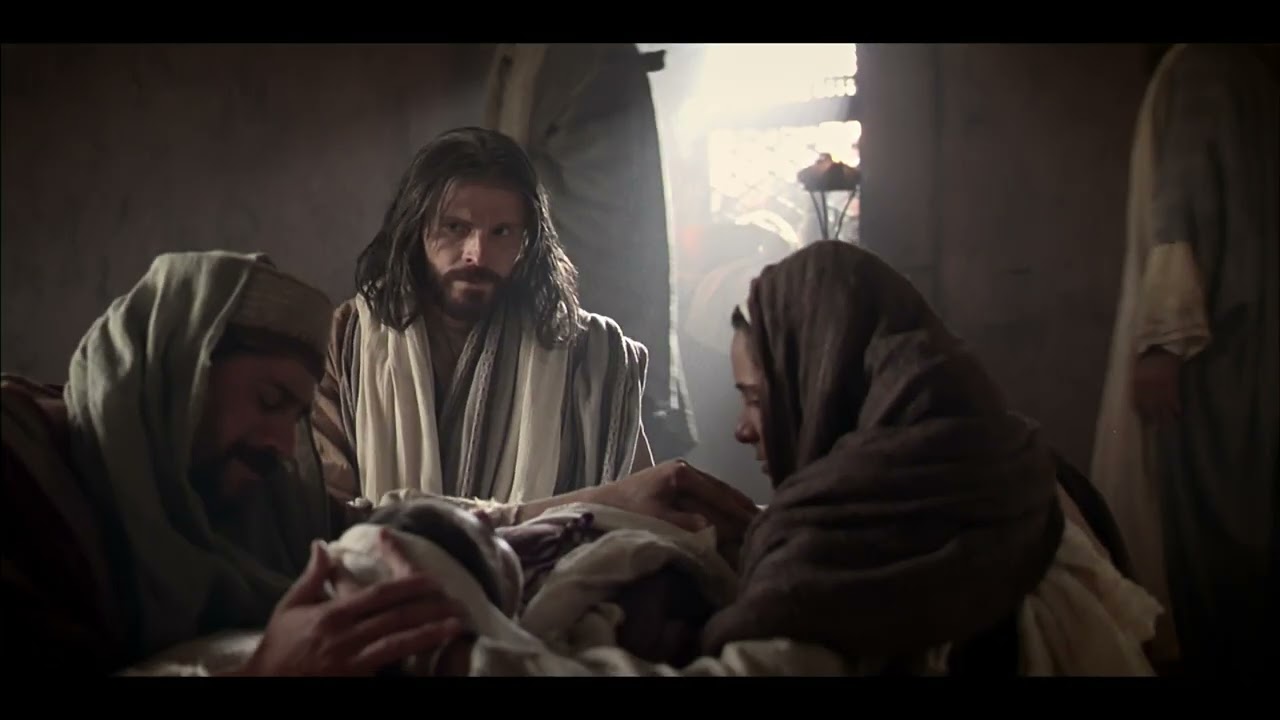 Jesus raises the daughter of jairus .