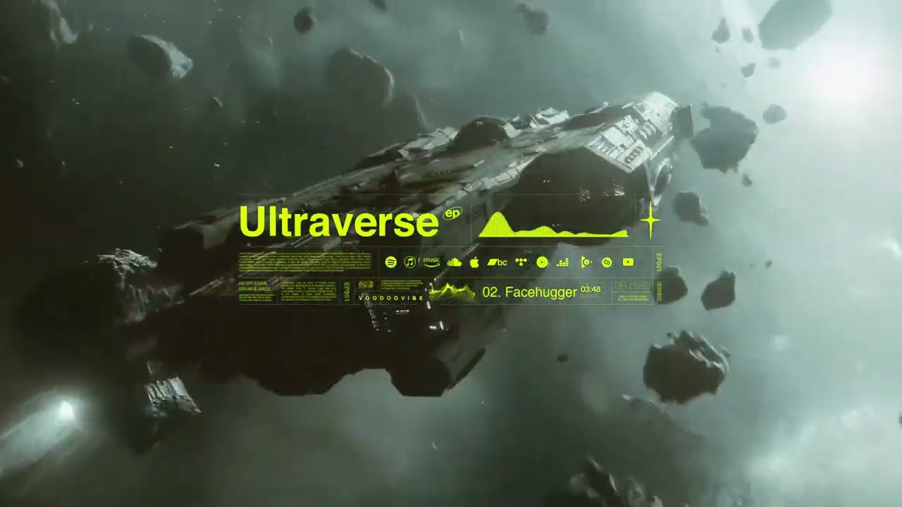 VOODOOVIBE - FACEHUGGER | ULTRAVERSE EP (Visualizer)