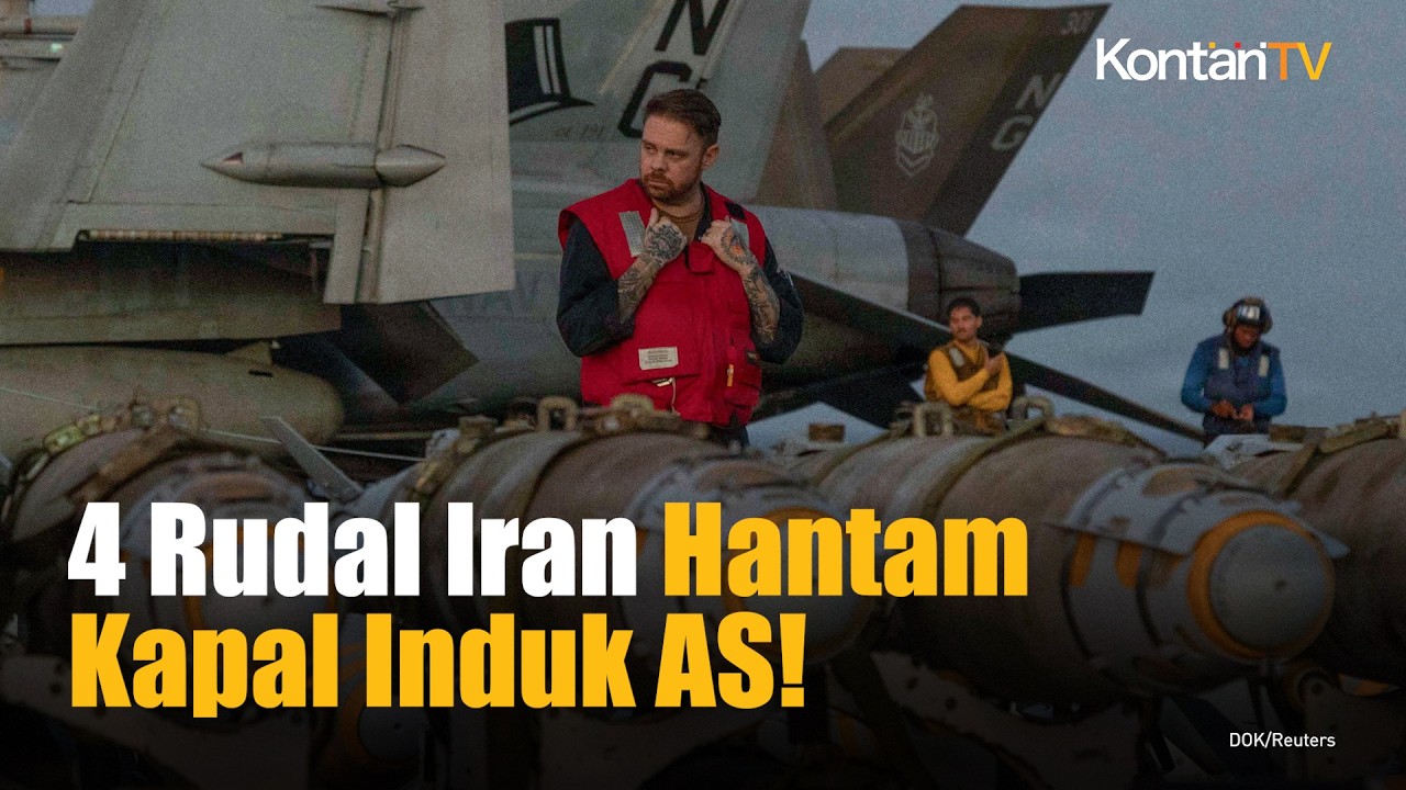 IRGC Klaim Tembakkan 4 Rudal ke USS Abraham Lincoln! AS Diam?