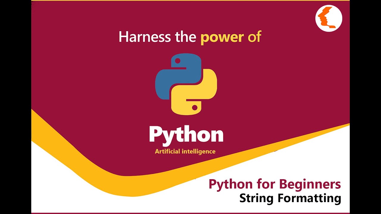 Python tutorial for Beginners [Full Course] String Formatting in Python.  Video Series Part 12
