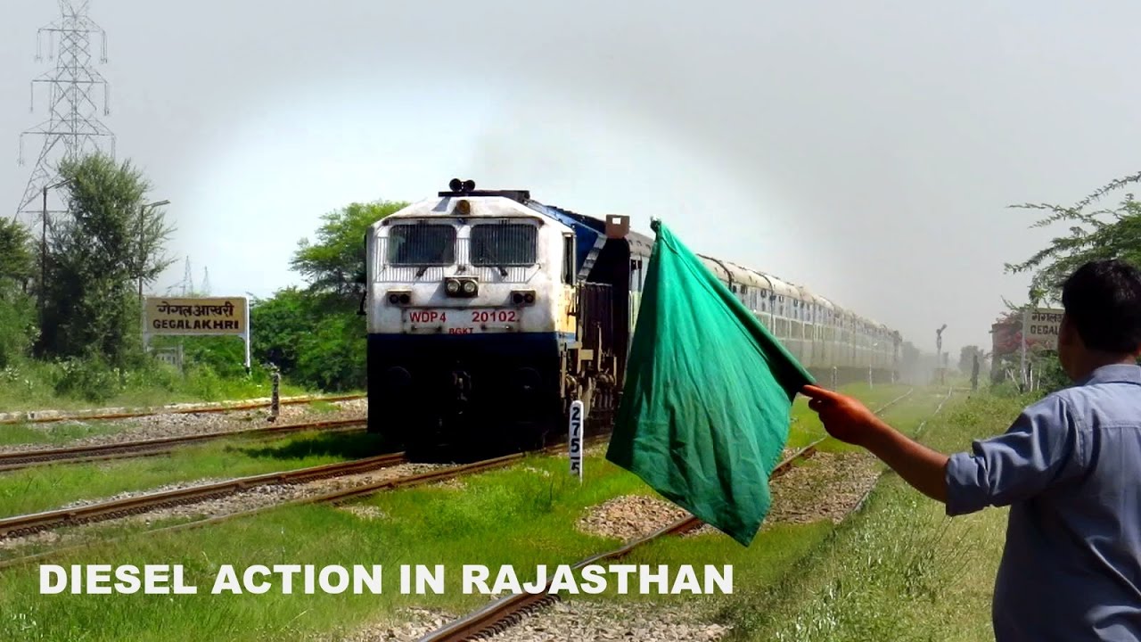 12 in 1 ALCo+EMD Diesel hauled Speedy Trains in Rajasthan Video Compilation! Indian Railways